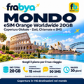eSIM Orange Worldwide 20GB 30 Giorni - Copertura Globale — Frabya Travel eSIM