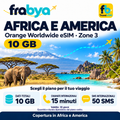 Orange Worldwide eSIM 10GB — Zone 3 — Frabya Travel eSIM