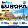 eSIM Europa Orange Holiday 500GB — Frabya Travel eSIM