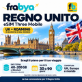 eSIM UK Three Mobile — Frabya Travel eSIM