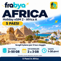 Holiday eSIM 2 Africa A — Frabya Travel eSIM