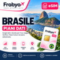 Frabya eSIM BRASILE — piani dati e durate selezionabili