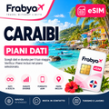 Frabya eSIM CARAIBI — piani dati e durate selezionabili