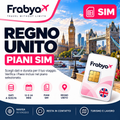 Frabya SIM REGNO UNITO — piani dati e durate selezionabili