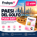Frabya eSIM PAESI DEL GOLFO — piani dati e durate selezionabili
