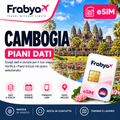 Frabya eSIM CAMBOGIA — piani dati e durate selezionabili