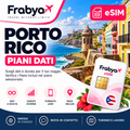 Frabya eSIM PORTO RICO — piani dati e durate selezionabili