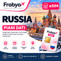 Frabya eSIM RUSSIA — piani dati e durate selezionabili