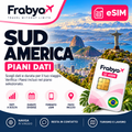 Frabya eSIM SUD AMERICA — piani dati e durate selezionabili